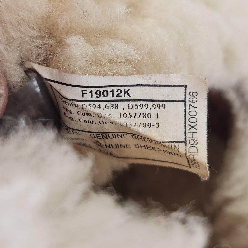 UGG Bailey Button Women's 9 Shoes Brown Tan Suede Comfort Shearling Boots 3352 - Picture 10 of 12